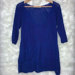 Zara Knit | Asymmetrical Front Knit Blouse